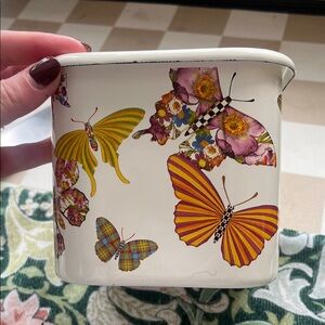 MacKenzie-Childs Square Butterfly Garden Dish